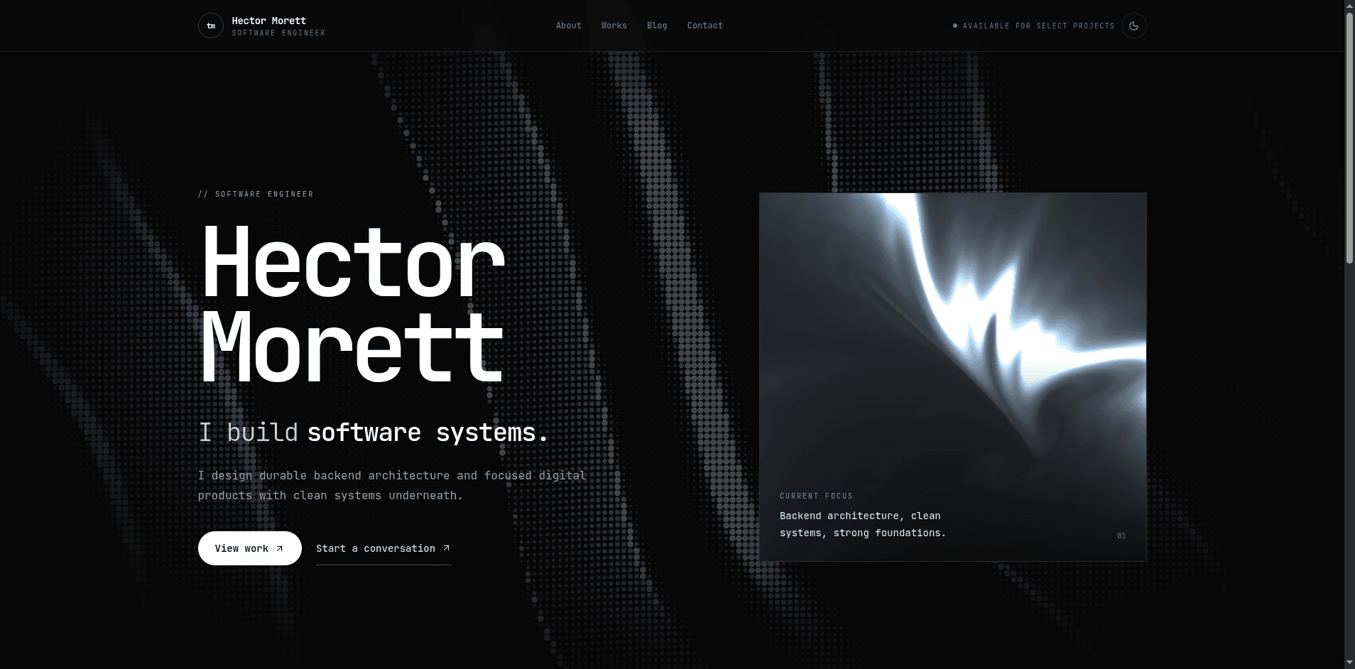 Portfolio project preview