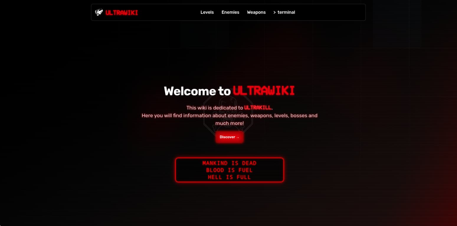 Ultrawiki project preview